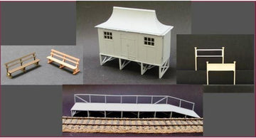 GWR Wooden Halt Set